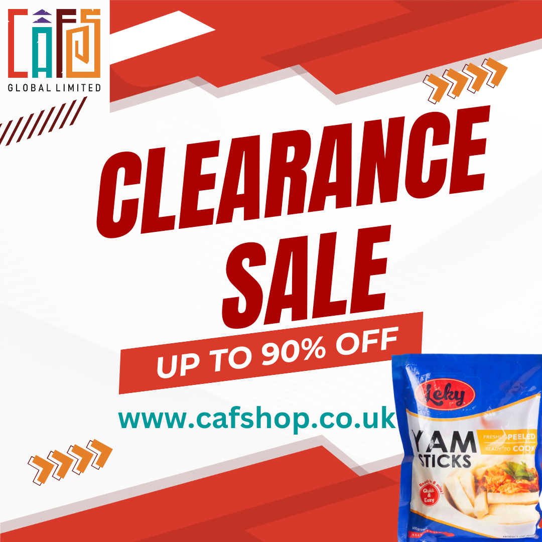 Clearance Sale: Yam Boxes (25 packs) £1 per pack!